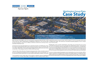 Washington Group Plaza Case Study