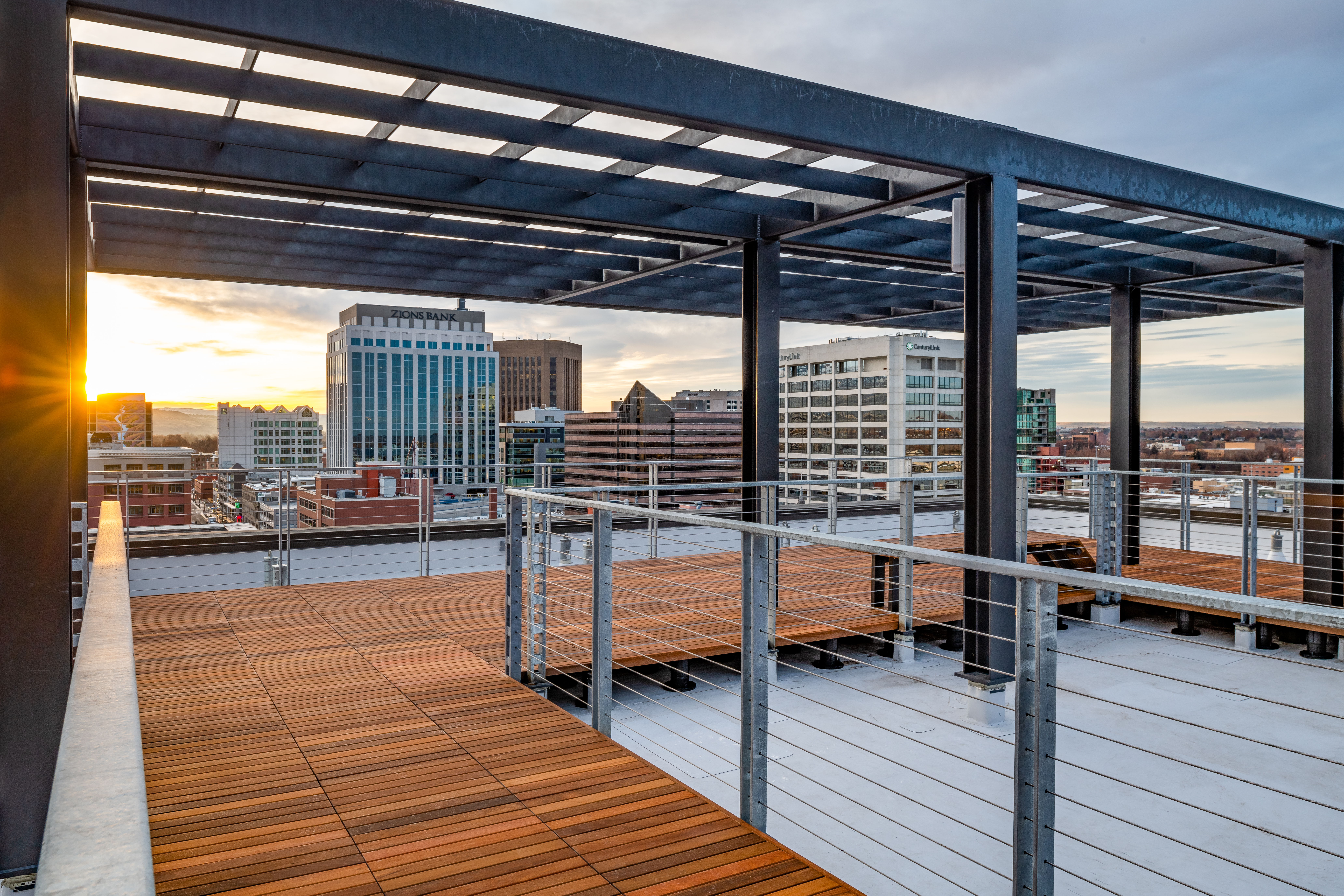11th and Idaho's rooftop deck 