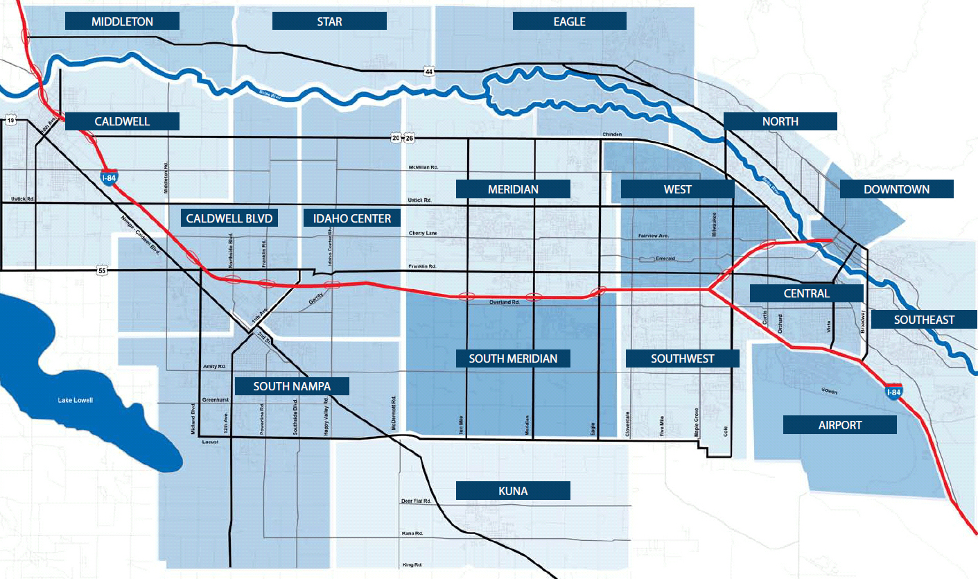 boise msa map