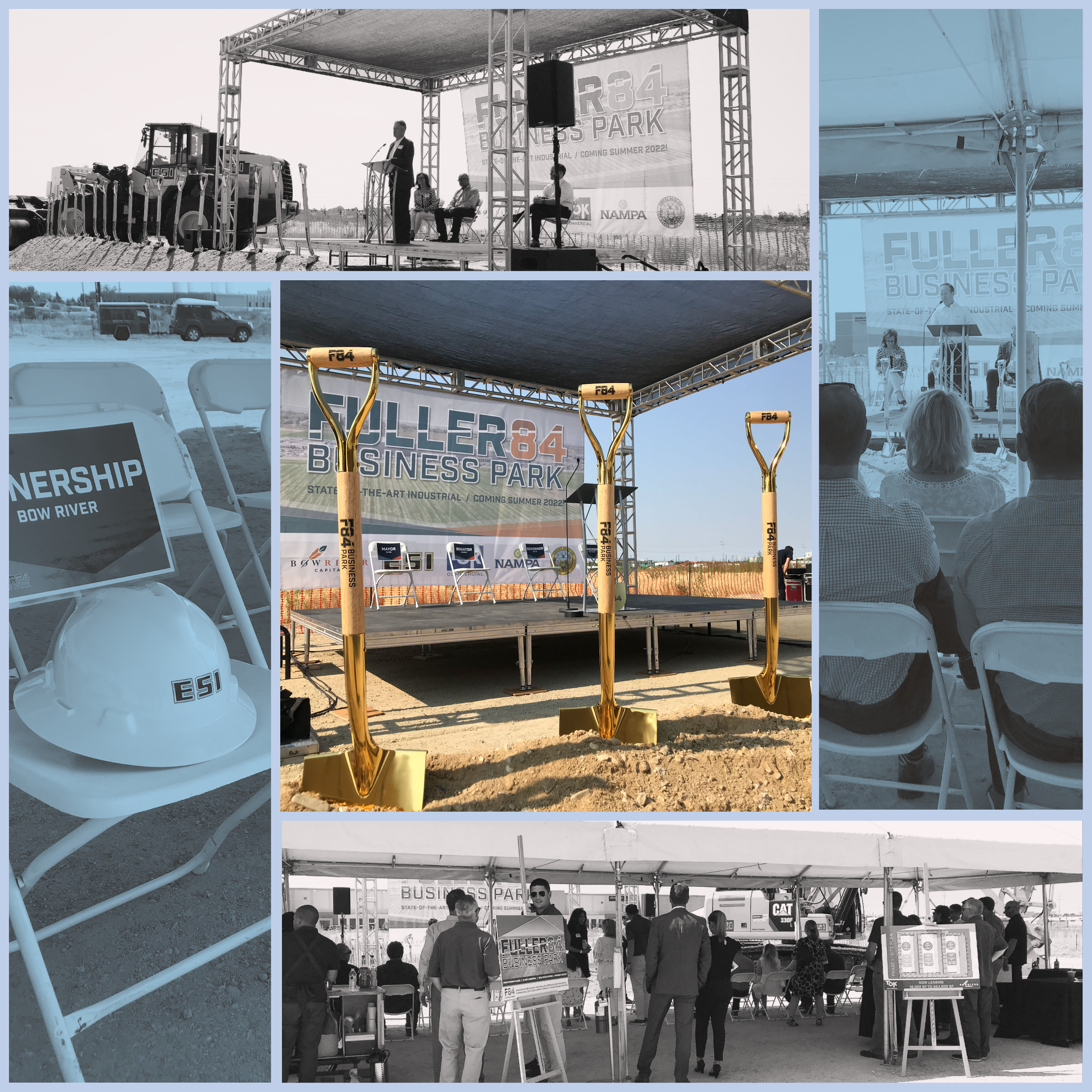 Recap photos of the Fuller84 Business Park Groundbreaking Event