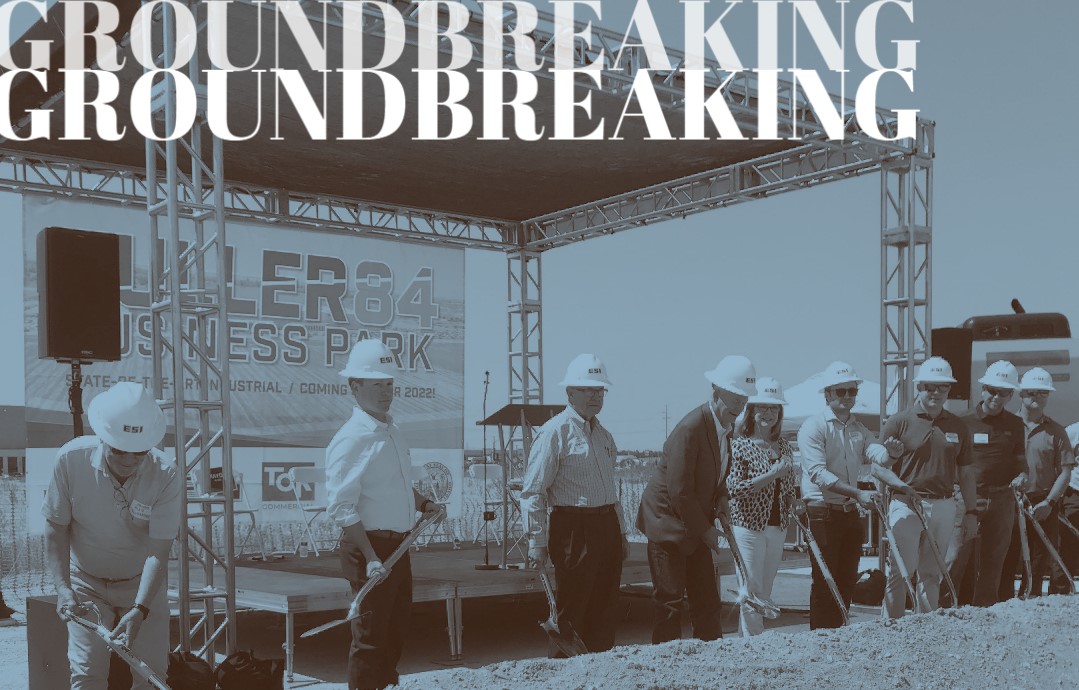 Dignitaries break ground at Fuller84 Business Park!