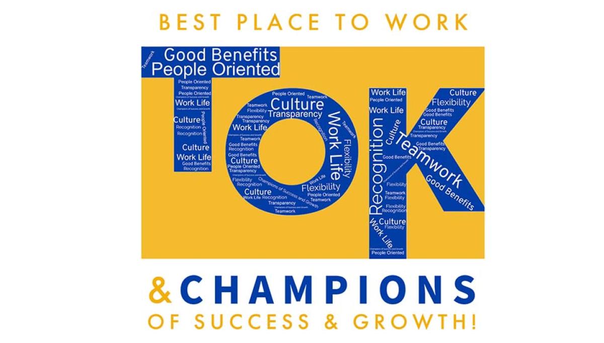 TOK Commercial Real Estate is Pleased to be Recognized with Best Places to Work Award