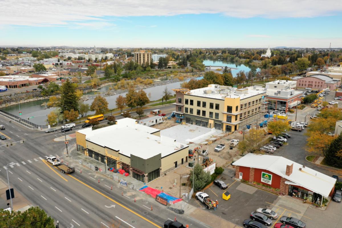 Idaho Falls aerial