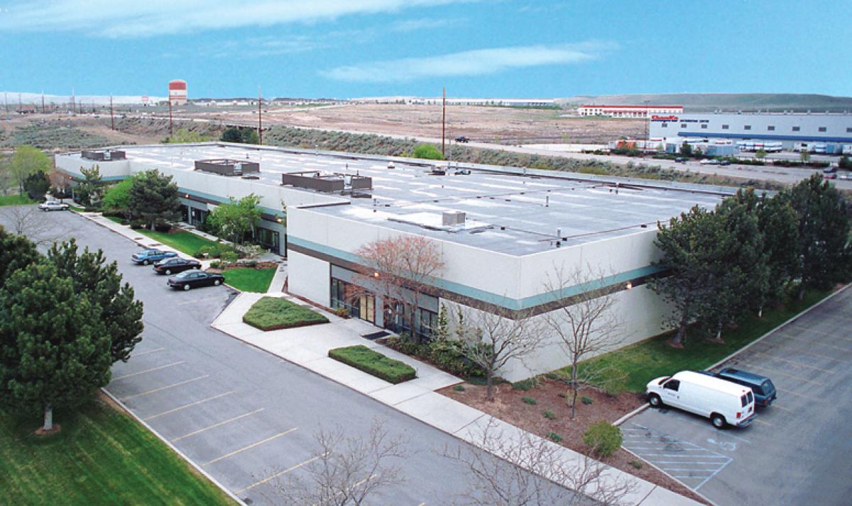 Aerial photo of Gowen Industrial Business Park