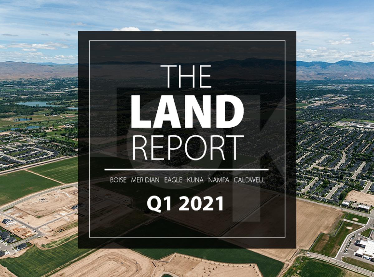 TOK Commercial's Land Report for Q1 2021 in the Boise MSA