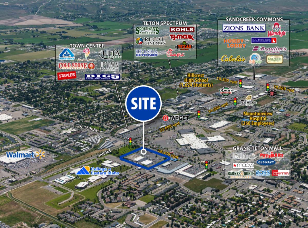 Photo of Ashment Shopping Center | Located at 2395 E. 17th Street in Idaho Falls