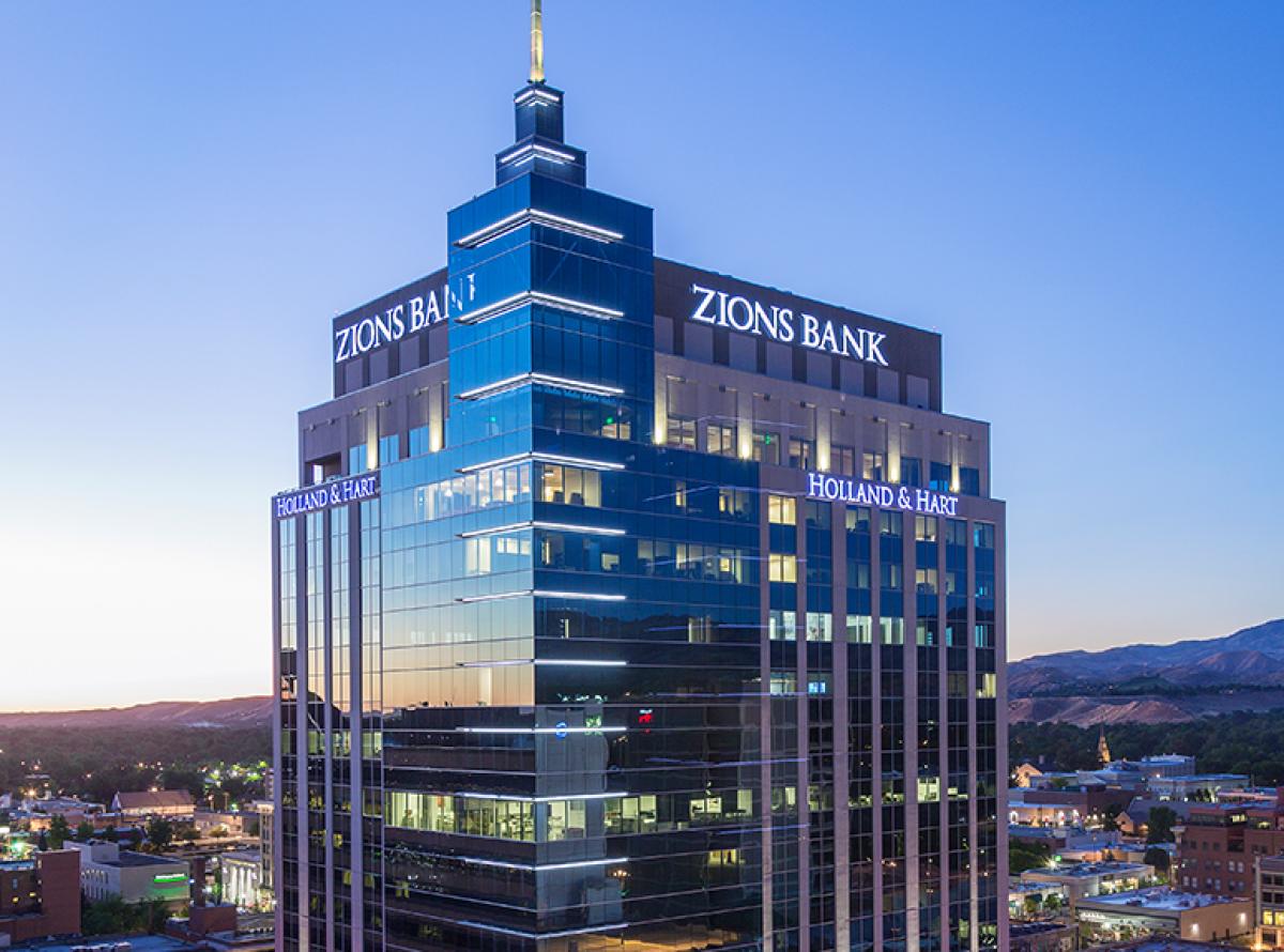 Photo of the Eighth & Main Office Building in Downtown Boise, Idaho